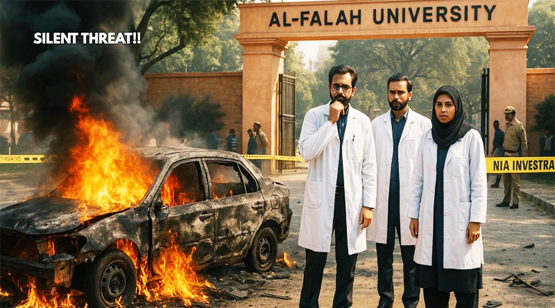 അൽ-ഫലാഹ് സർവകലാശാലയിൽ നിന്ന് കാണാതായ10 പേരും ‘ടെറർ ഡോക്ടർ’ മൊഡ്യൂളിന്റെ ഭാഗം – ഇന്റലിജൻസ്